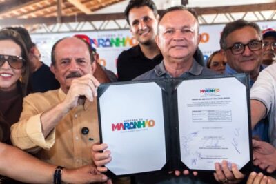 Dr. Julinho e Carlos Brandão inauguram Estrada de Santana e anunciam mais de 100 km de pavimentação para São José de Ribamar