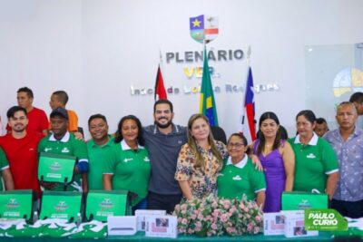 Prefeito Paulo Curió entrega novos equipamentos e uniformes a Agentes Comunitários de Saúde e Agentes de Endemias