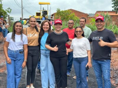 Buriti Bravo ganha mais 5 km de asfalto no bairro Mutirão e Alto da Faveira