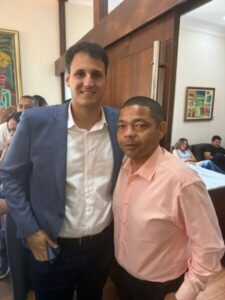 Vereador Ednilson do Kantão participa de reunião com Orleans Brandão para alinhamento de ações em São José de Ribamar