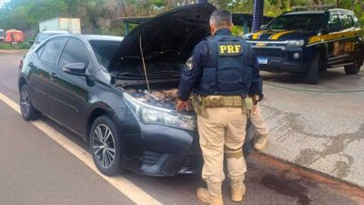 PRF recupera em Caxias veículo roubado no Ceará e prende motorista por receptação