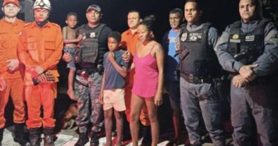 Crianças desaparecidas são encontradas na zona rural Mata Roma