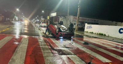 Acidente é registrado na Avenida Ataliba Vieira de Almeida em Chapadinha