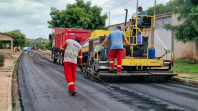 Buriti Bravo ganha mais 5 km de asfalto no bairro Mutirão e Alto da Faveira