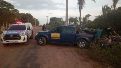 Prefeitura de Paço do Lumiar apreende veículo do IFMA de São José de Ribamar por descarte irregular de lixo