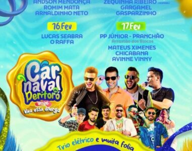 Carnaval de Peritoró 2026 promete quatro dias de muita alegria, com grande arrastão e encontro dos blocos no último dia