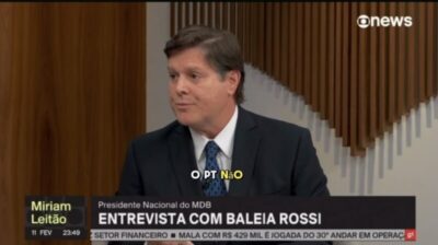 Senador Baleia Rossi afirma que PT não apoiará MDB no Maranhão e reforça veto a Orleans Brandão