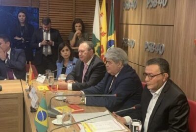 Governador Carlos Brandão participa da solenidade de filiação de Datena ao PSB