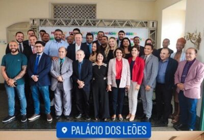 Governador Brandão recebe vereadores de São Luís no Palácio dos Leões