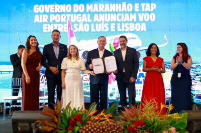 Brandão anuncia rota aérea entre Lisboa e São Luís