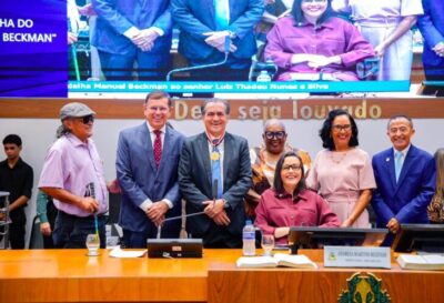 Deputada Andreia Rezende homenageia Luiz Thadeu na ALEMA