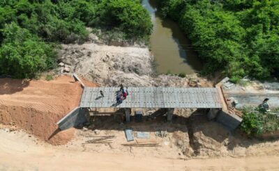 Prefeito anuncia construção de ponte de concreto na zona rural de Araguanã
