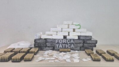 Adolescente é preso em ônibus no Piauí com cocaína e 750 munições