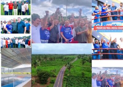 Governador e prefeito entregam “Estrada do Abacaxi” ao tráfego