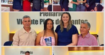 Prefeita Danielly Trabulsi homenageia alunos com maiores notas no Enem em São Roberto