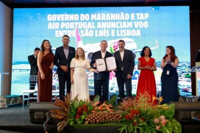 Governador Brandão anuncia rota aérea entre Lisboa e São Luís