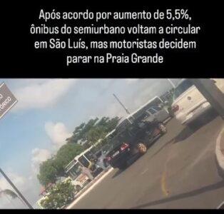Após acordo por fim de greve, rodoviários do semiurbano voltam a parar em SLZ