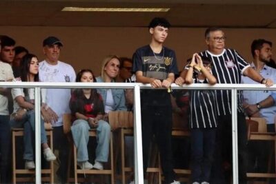 PÉ QUENTE? Flávio Dino e Alexandre de Moraes assistem à final entre Flamengo e Corinthians