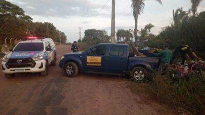 Paço do Lumiar apreende veículo por descarte irregular