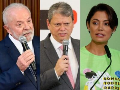 Lula empata com Flávio, Michelle e Tarcísio no segundo turno, diz pesquisa Meio Ideia