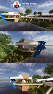 Prefeito Jones Braga anuncia revitalização da Praça da Família e modernização do cais de Nina Rodrigues/MA