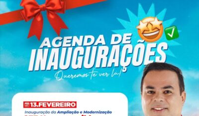 Em Santa Helena do Prefeito Joãozinho as obras não param e tem mais inaugurações neste sábado