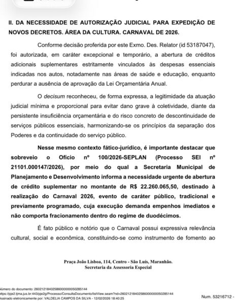A verdadeira urgência de Braide: R$ 22 milhões para o Carnaval