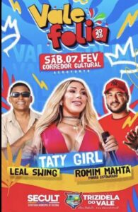 Vale Folia 2026 acontece neste sábado e promete movimentar Trizidela do Vale