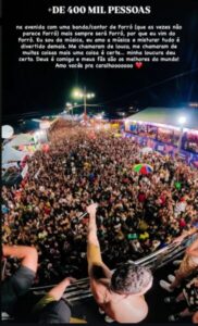 Multidão enfrenta chuva e lota Avenida Litorânea em show de Henry Freitas no pré-Carnaval promovido pelo Governo do Estado