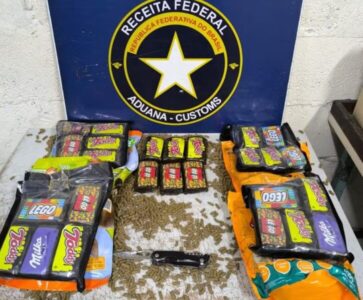 Receita Federal apreende haxixe avaliado em mais de R$ 300 mil em encomenda enviada de SP para São Luís