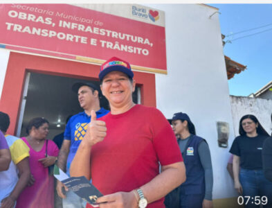 Gestão da Prefeita Luciana alcança 84% de aprovação da população de Buriti Bravo