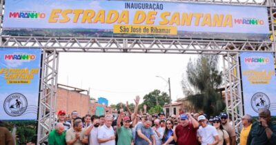 Brandão entrega Estrada de Santana e anuncia mais ações para o município de São José de Ribamar
