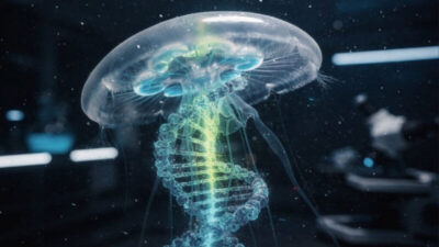 A criatura que nunca morre e consegue voltar a ser bebê toda vez que fica velha ou doente