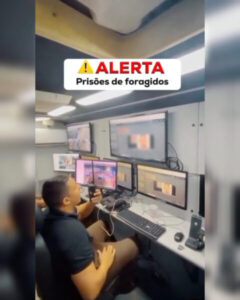 Foragidos são presos após flagrados pelo sistema de reconhecimento facial da Avenida Litorânea, em São Luís