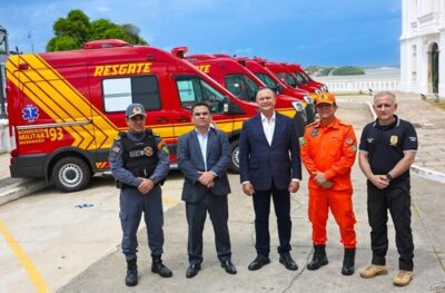 Governo do Maranhão reforça Sistema de Segurança Pública com a entrega de 16 novas ambulâncias