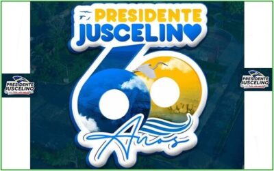 Prefeitura de Presidente Juscelino, apresenta a logomarca de celebração de 60 anos de história!
