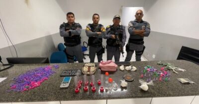 Passagem Franca : Polícia Militar estoura “boca de fumo” e prende faccionados de alta periculosidade com grande quantidade de drogas