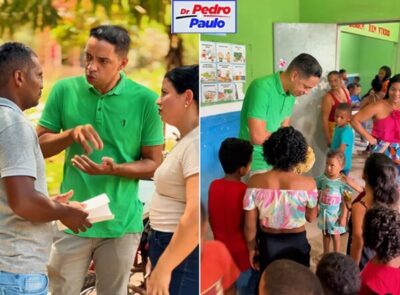 Prefeito Dr.Pedro Paulo promove ação social no povoado São Lourenço