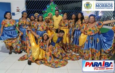 Prefeito Paraíba, participa da confraternização do Idoso Amigo, em Morros