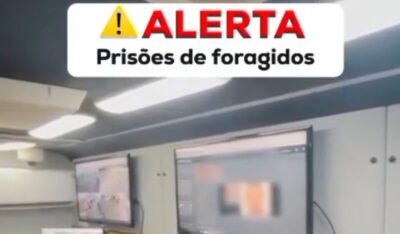 *Foragidos são presos após flagrados pelo sistema de reconhecimento facial da Avenida Litorânea, em São Luís*