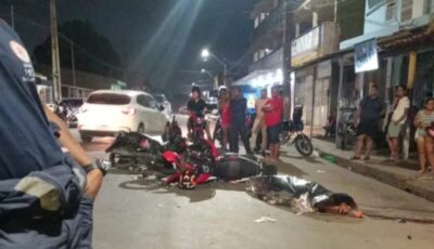 Motociclista morre na Avenida Brasil, em São Luís, após colisão com Biz que transportava quatro ocupantes