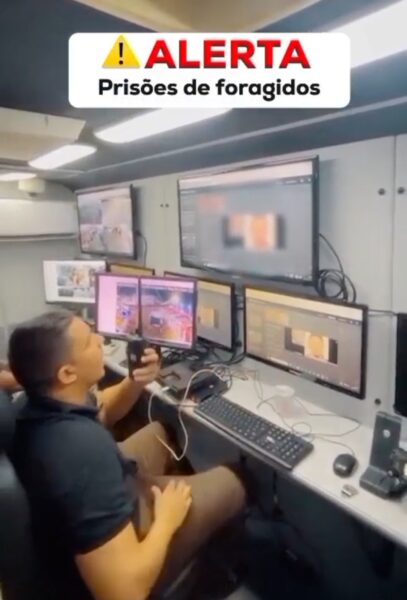 Foragidos são presos após flagrados pelo sistema de reconhecimento facial da Avenida Litorânea, em São Luís