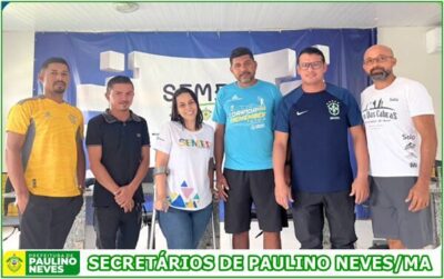 Prefeitura de Paulino Neves, anuncia a 1.ª edição dos Jogos Escolares de Paulino Neves (JEPAN)