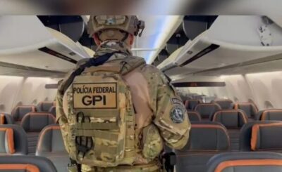 Alerta máximo!!! Suspeita de bomba em avião mobiliza PF em aeroporto. Veja vídeo