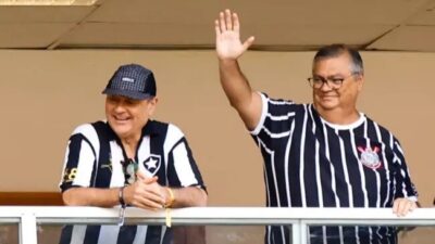 Desembargador Federal que estipulou “cinco mandamentos” para Brandão assiste final da Supercopa ao lado do Ministro Flávio Dino Dino