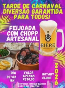 Rotary Club de Codó realiza tradicional Tarde de Carnaval com feijoada e vesperal das crianças