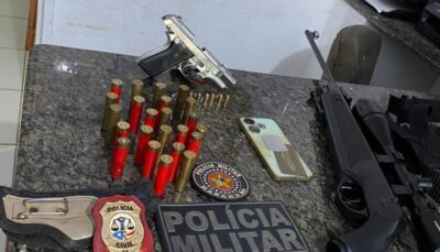 Homem é preso após roubar bomba de água, deixar dezenas de famílias sem abastecimento e ter arma apreendida em Santa Quitéria