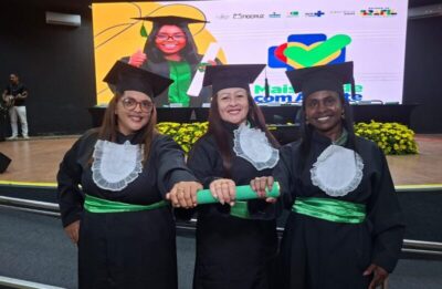 Agentes de Saúde de São João Batista recebem diplomação em evento do Ministério da Saúde