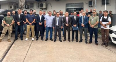 DELEGADO-GERAL MANOEL ALMEIDA PARTICIPA DE VISTORIA ÀS OBRAS DA SEIC E SENARC EM SÃO LUÍS
