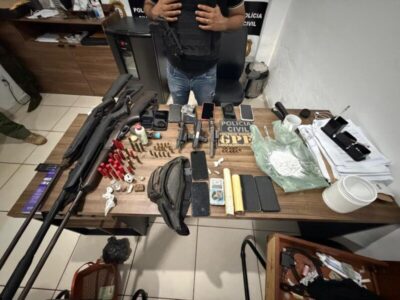 Operação da Polícia Civil prende quatro e apreende adolescente em São Domingos do Maranhão
